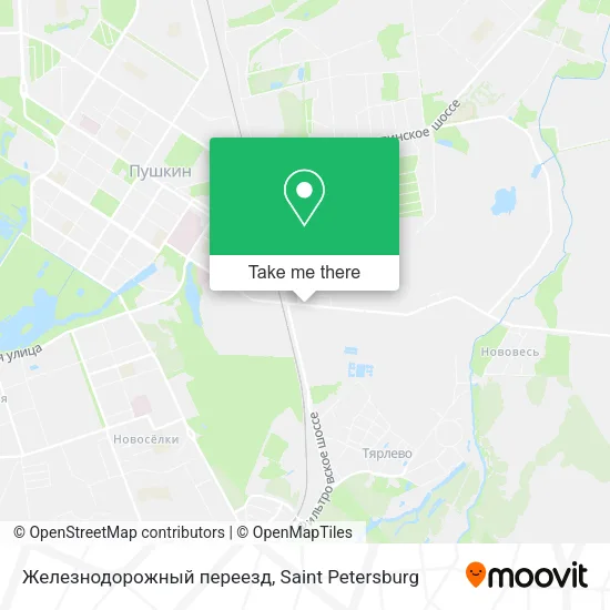 Железнодорожный переезд map
