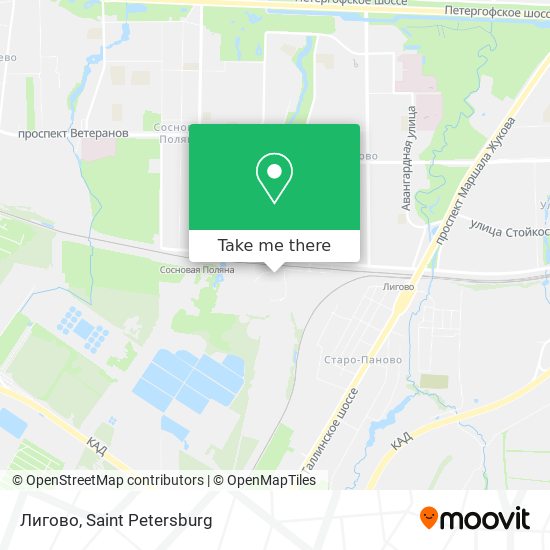 Лигово map