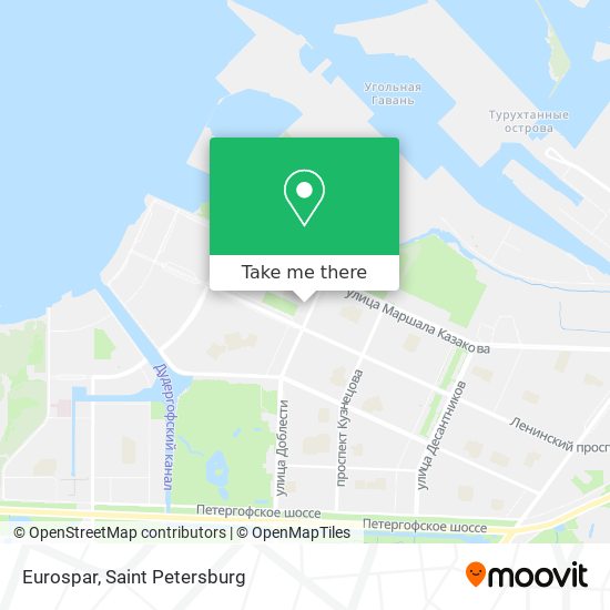 Eurospar map