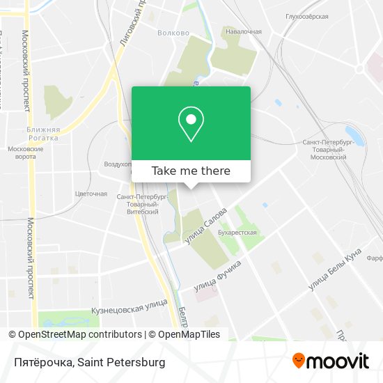 Пятёрочка map