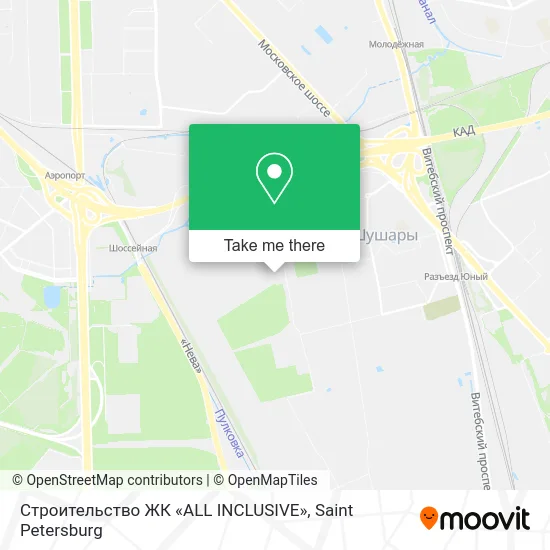 Строительство ЖК «ALL INCLUSIVE» map