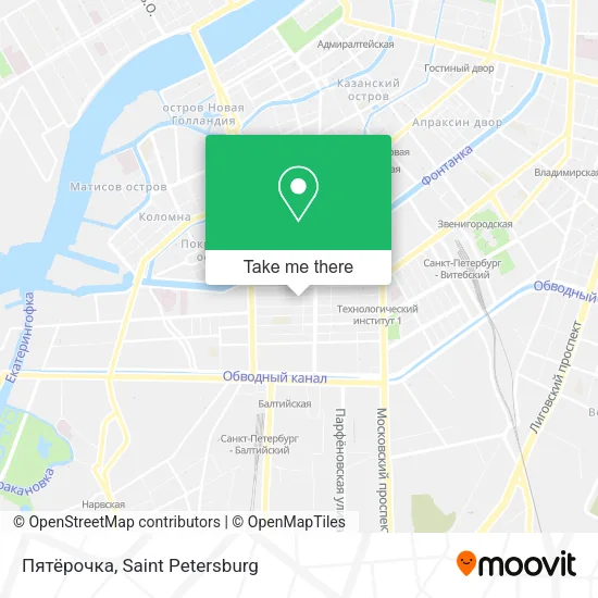 Пятёрочка map