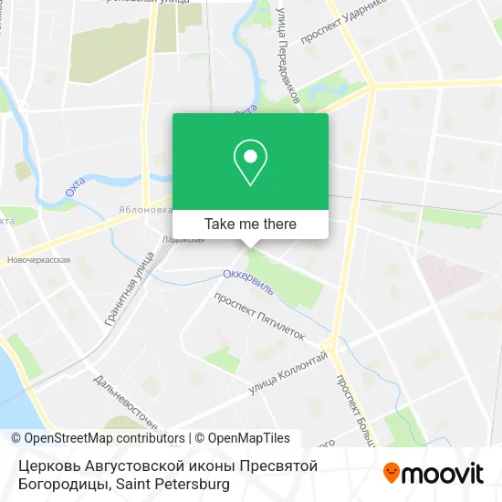 Церковь Августовской иконы Пресвятой Богородицы map
