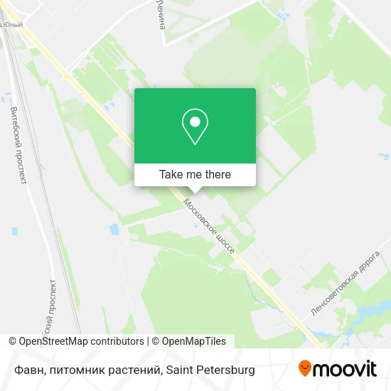 Фавн, питомник растений map