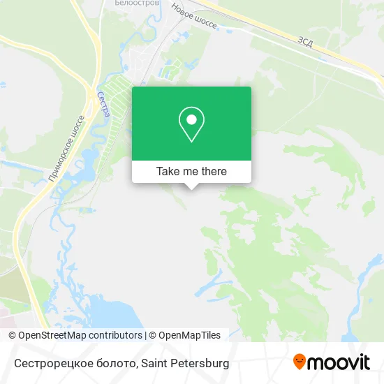 Сестрорецкое болото map