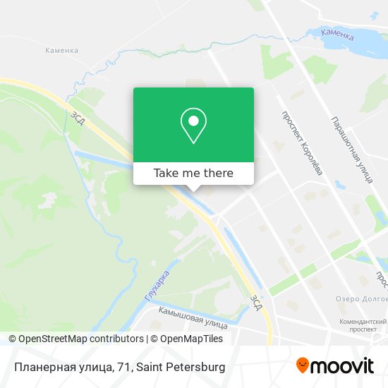 Планерная улица, 71 map
