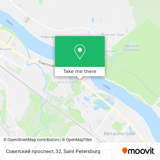 Советский проспект, 32 map