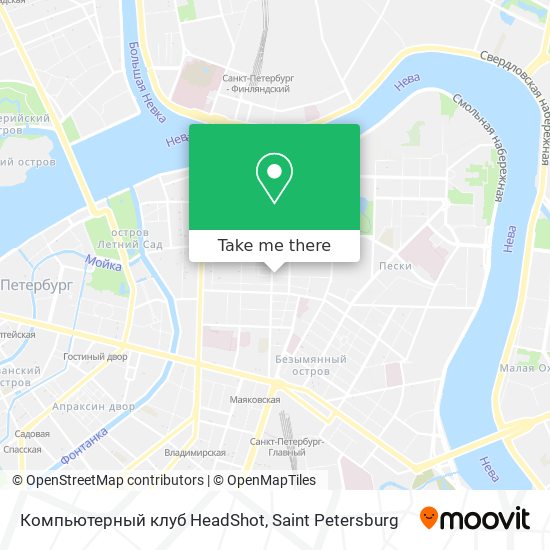 Компьютерный клуб HeadShot map