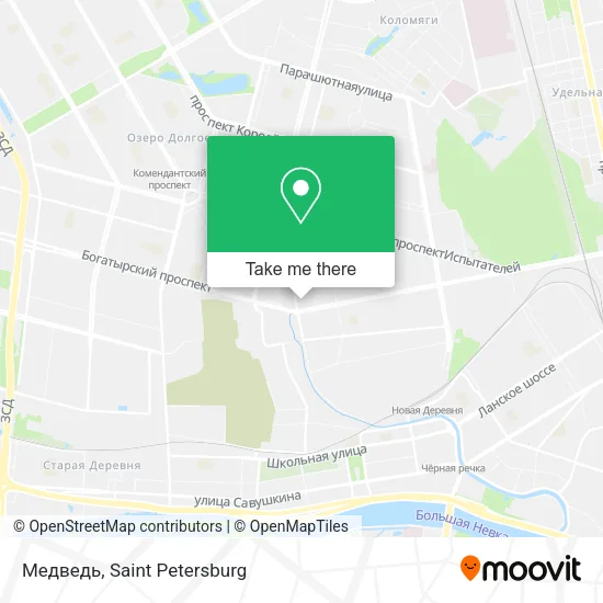 Медведь map