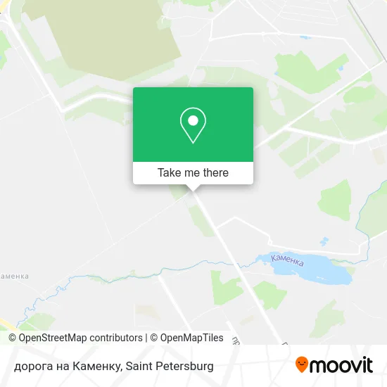дорога на Каменку map