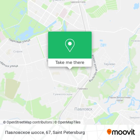 Павловское шоссе, 67 map