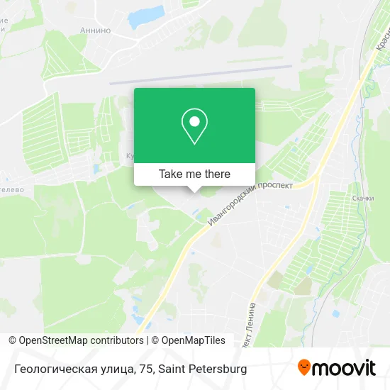 Геологическая улица, 75 map