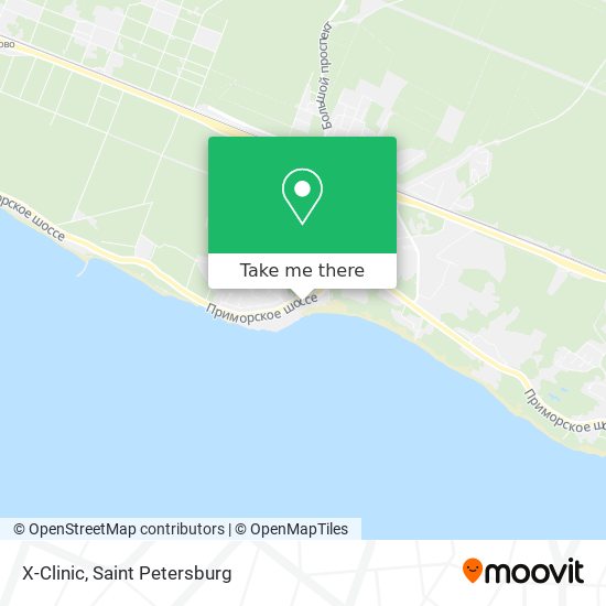 X-Clinic map