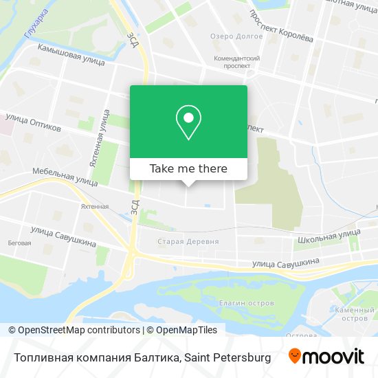 Топливная компания Балтика map