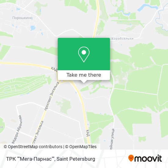 ТРК ""Мега-Парнас"" map