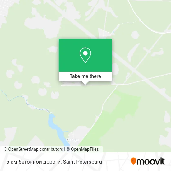 5 км бетонной дороги map