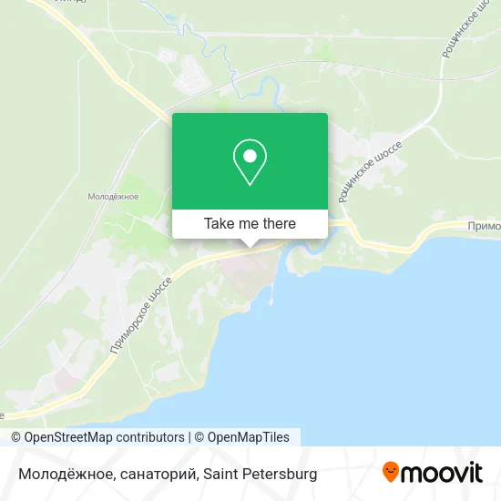 Молодёжное, санаторий map