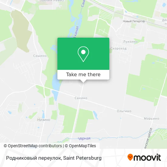 Родниковый переулок map