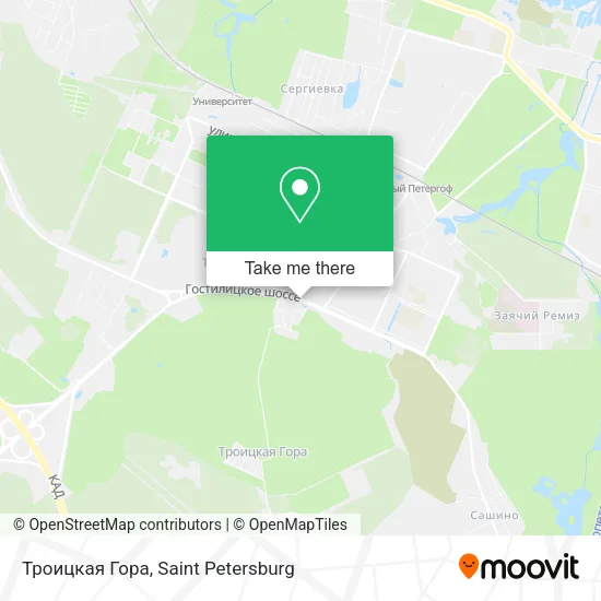 Троицкая Гора map