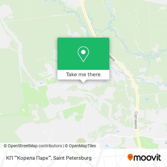 КП ""Корела Парк"" map