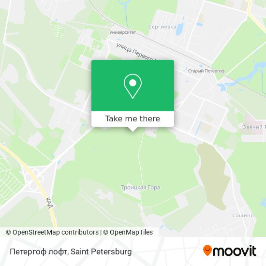 Петергоф лофт map