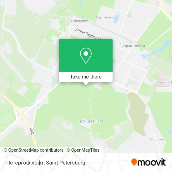 Петергоф лофт map