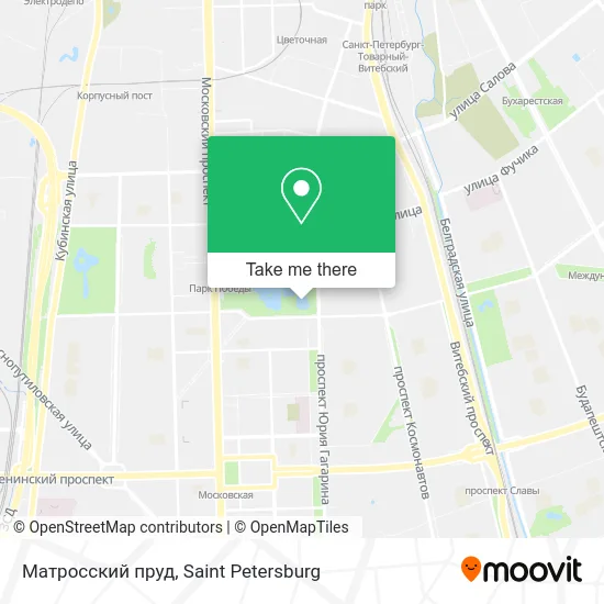 Матросский пруд map