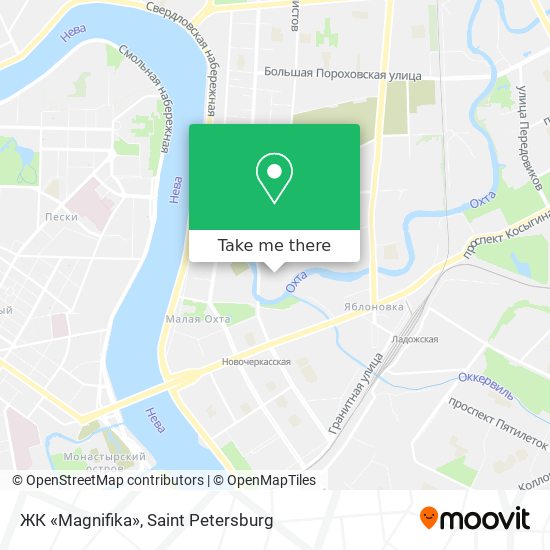 ЖК «Magnifika» map