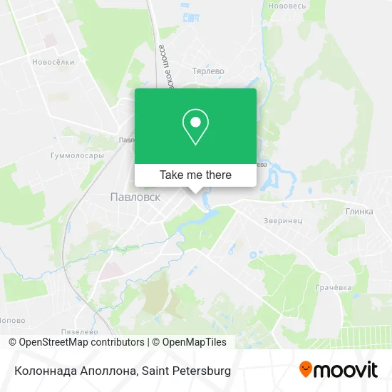 Колоннада Аполлона map