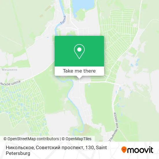 Никольское, Советский проспект, 130 map