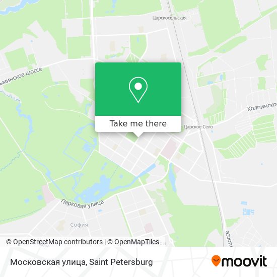 Московская улица map
