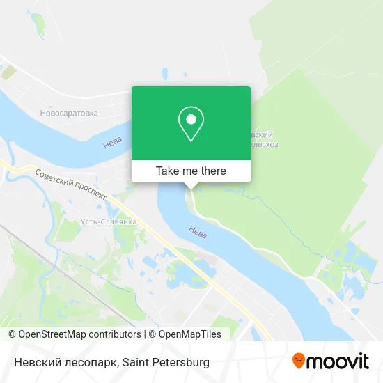 Невский лесопарк map