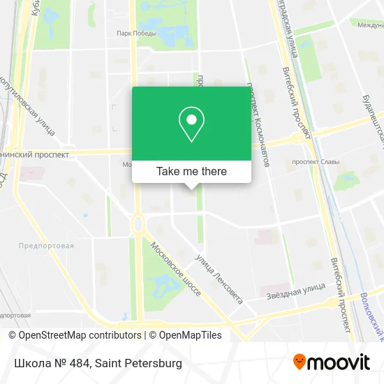 Школа № 484 map