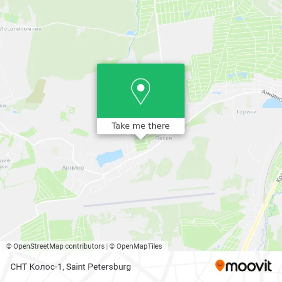 СНТ Колос-1 map