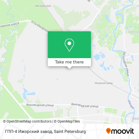 ГПП-4 Ижорский завод map