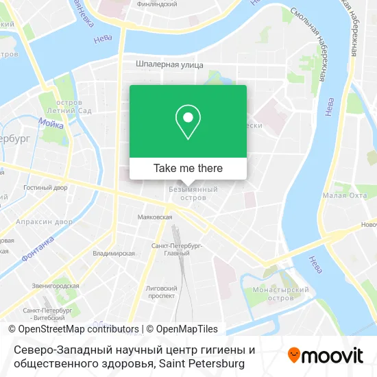 Северо-Западный научный центр гигиены и общественного здоровья map