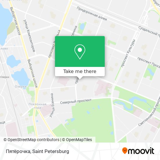 Пятёрочка map