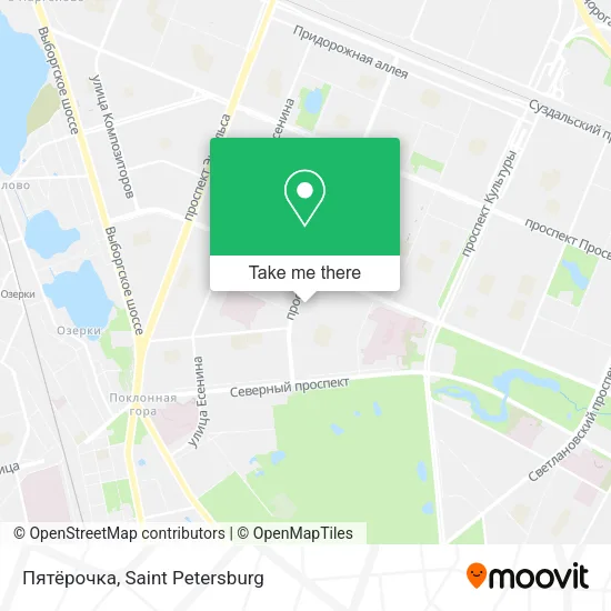 Пятёрочка map