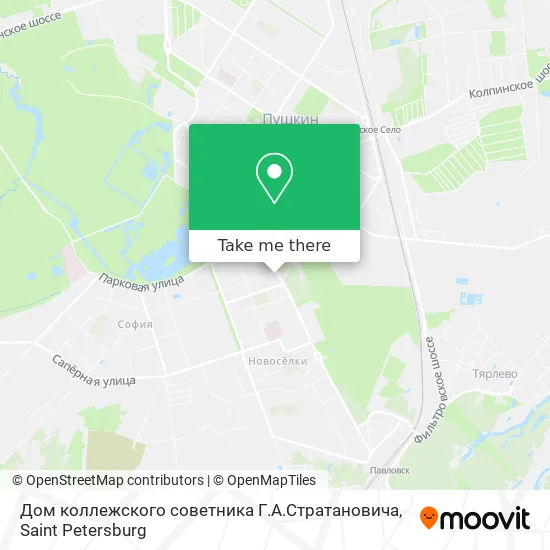 Дом коллежского советника Г.А.Стратановича map