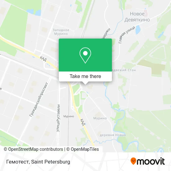 Гемотест map