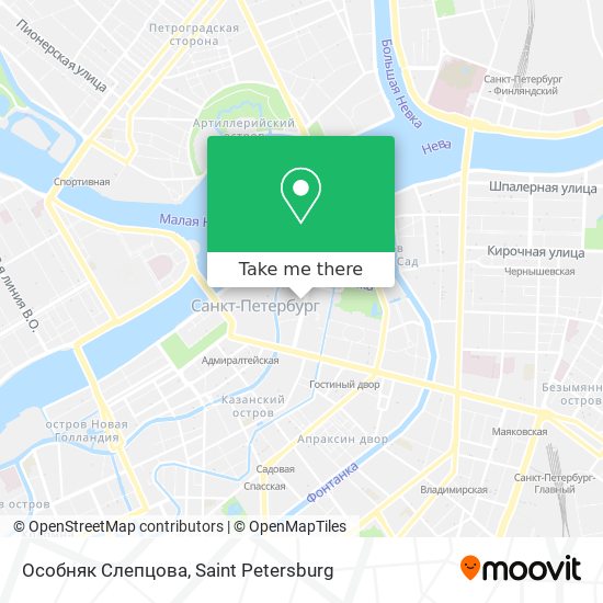 Особняк Слепцова map