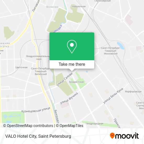 VALO Hotel City map