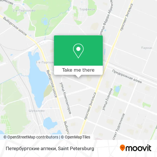 Петербургские аптеки map