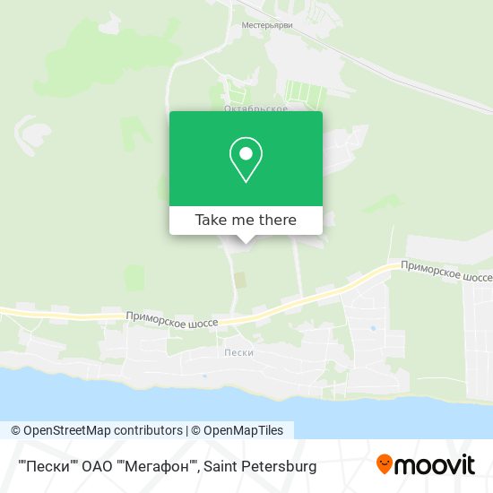 ""Пески""  ОАО ""Мегафон"" map