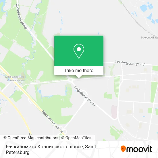 6-й километр Колпинского шоссе map