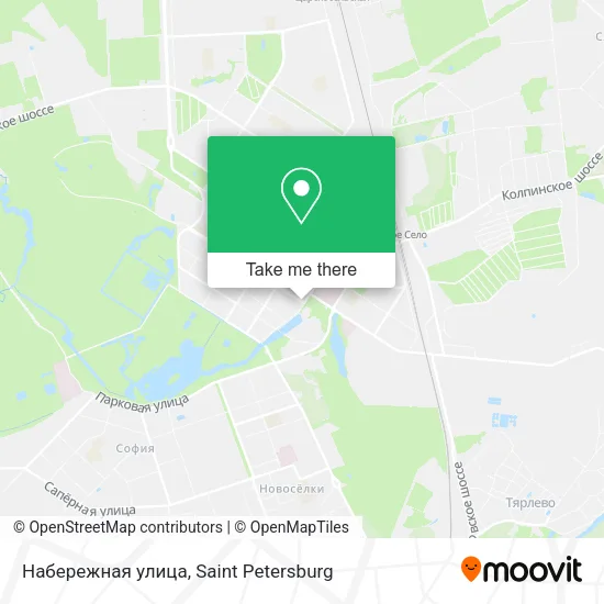 Набережная улица map