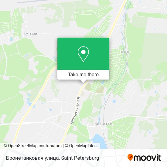 Бронетанковая улица map