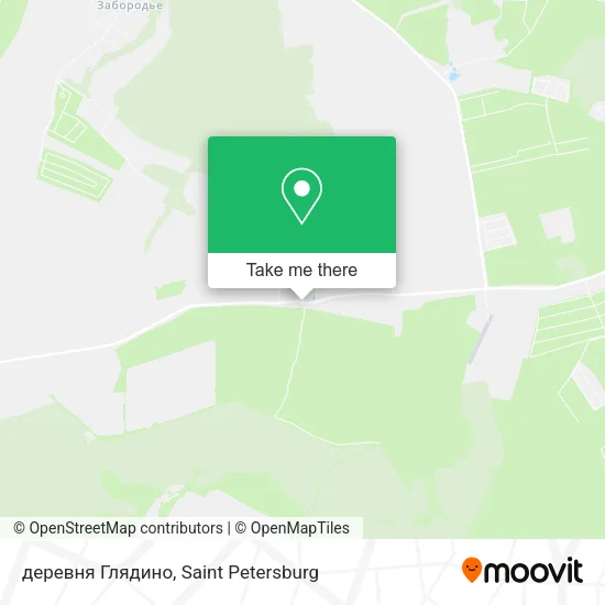 деревня Глядино map