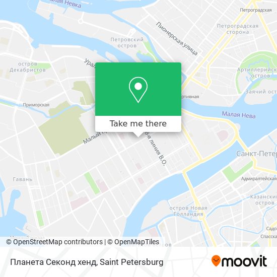 Планета Секонд хенд map
