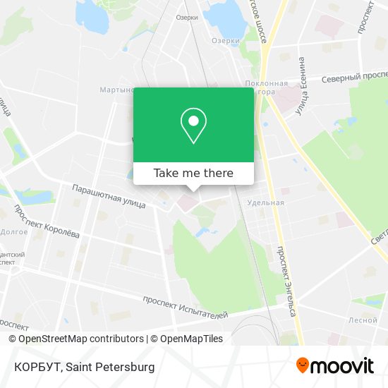 КОРБУТ map